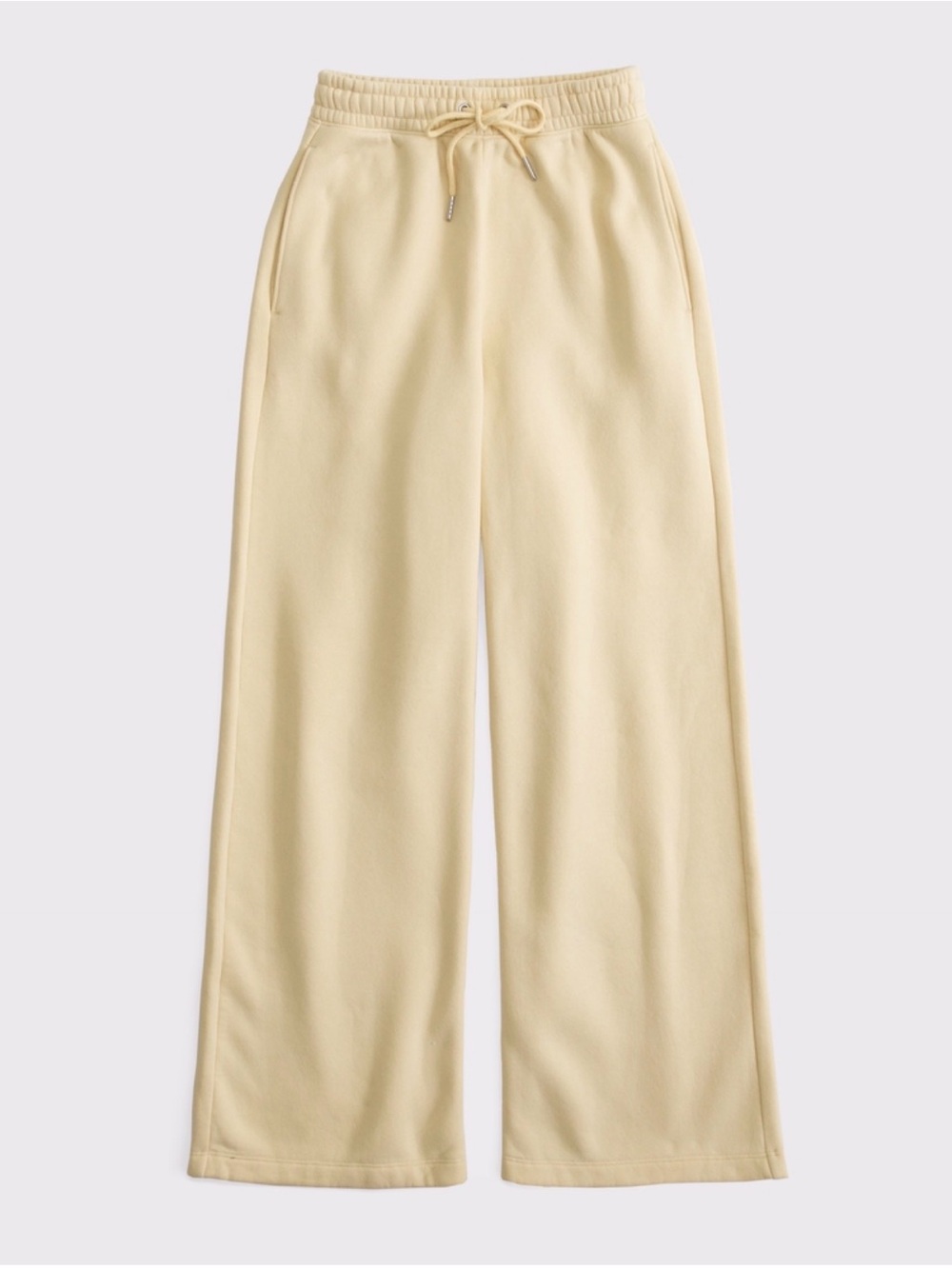Abercrombie & Fitch High Rise Sunday Wide Leg Sweatpants, Size XSMALL